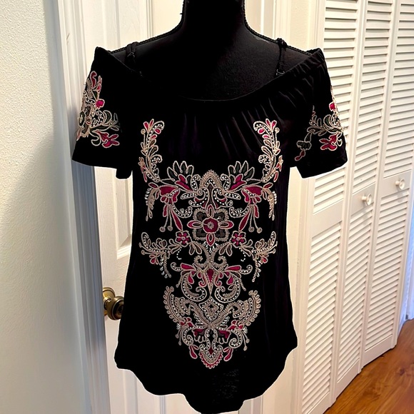 INC International Concepts Boho top - Picture 1 of 6